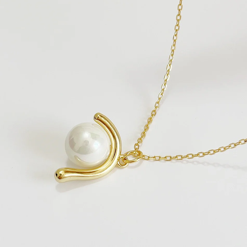 Collier perle or – Image 6